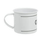 Grocer White Metal Mug - Joe’s Haven