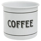 Grocer White Metal Mug - Joe’s Haven