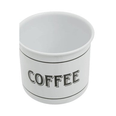 Grocer White Metal Mug - Joe’s Haven
