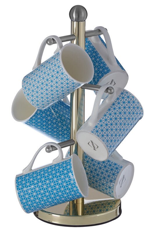 Hirano 6 Cup Gold Finish Mug Tree - Joe’s Haven