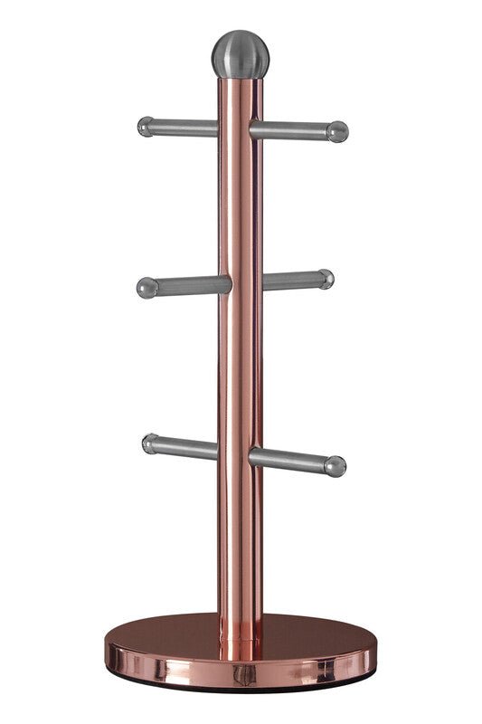 Hirano 6 Cup Copper Finish Mug Tree - Joe’s Haven
