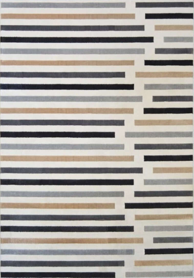 Abstract Multicolour Stripe Rug | R469A - Joe’s Haven