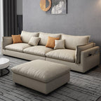 G918 Amos Three Seater Sofa Corner, Leathaire