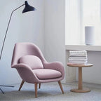 Fredericia Swoon Armchair And Footstool, Velvet - Joe’s Haven