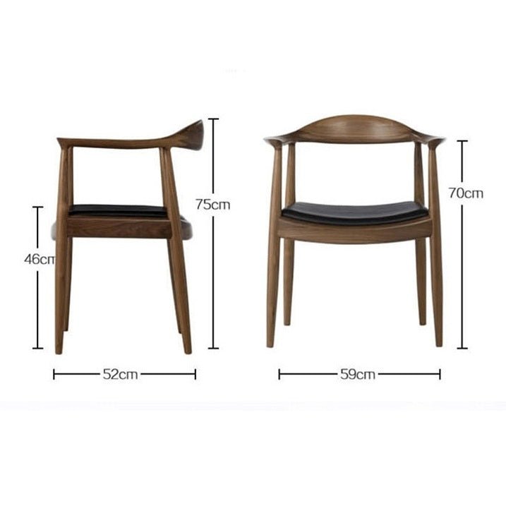 A Set of Classic Kennedy Style Dining Chairs, Oak - Joe’s Haven