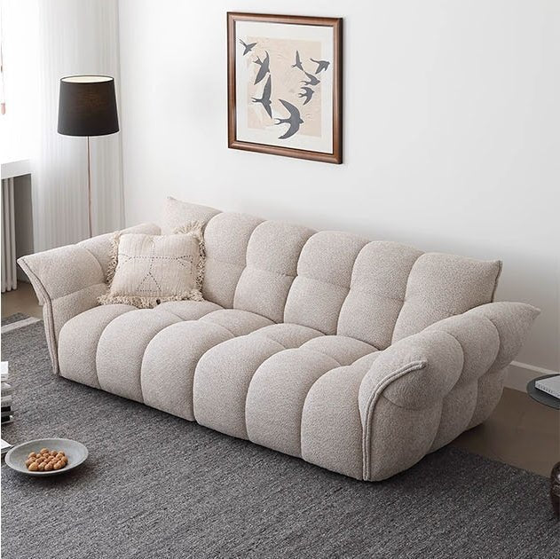 Tristin Two Seater, Three Seater Sofa, Boucle - Joe’s Haven