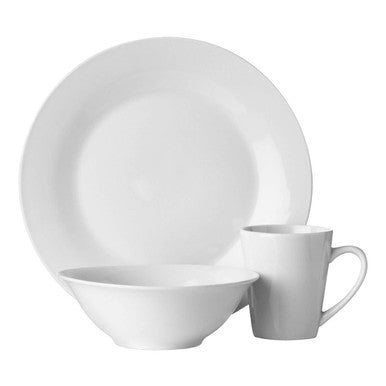 Elmira 12 Piece White Porcelain Dinner Set - Joe’s Haven