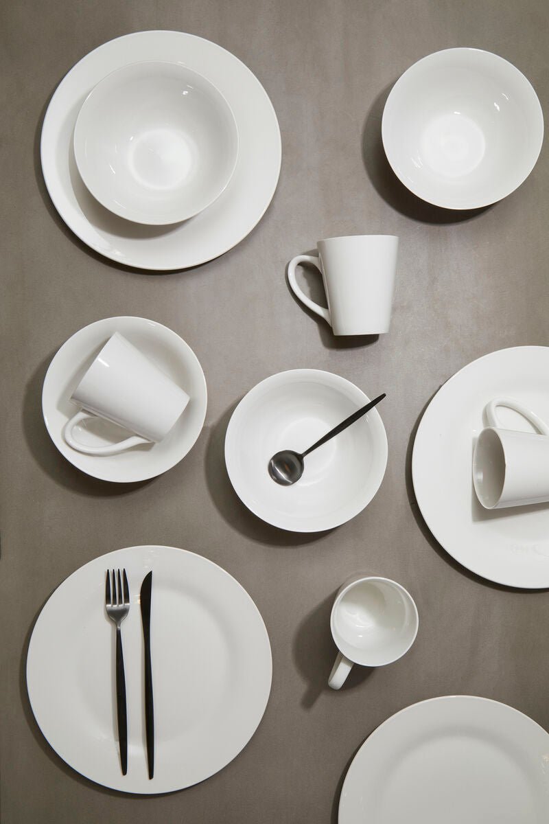 Elmira 12 Piece White Porcelain Dinner Set - Joe’s Haven