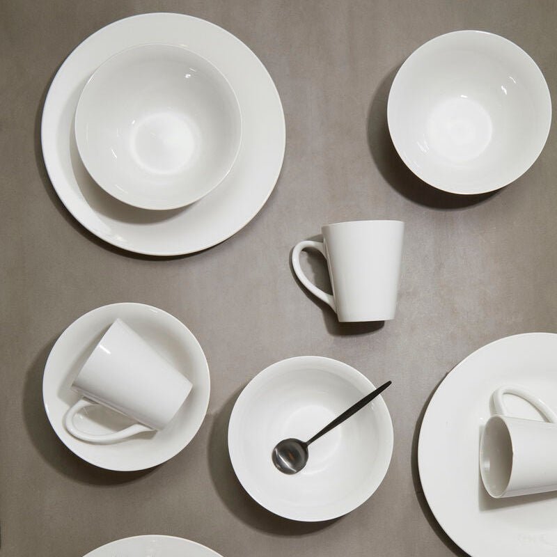 Elmira 12 Piece White Porcelain Dinner Set - Joe’s Haven
