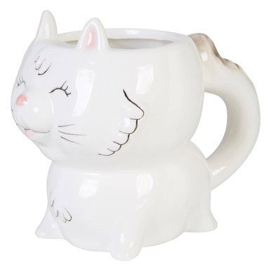 Gigil White Cat Mug - Joe’s Haven