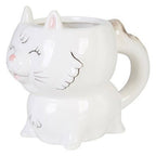 Gigil White Cat Mug - Joe’s Haven