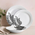 Avie Prince 12 Piece Black Dinner Set - Joe’s Haven