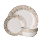 Avie Casablanca 12 Piece Natural Dinner Set Mob - Joe’s Haven