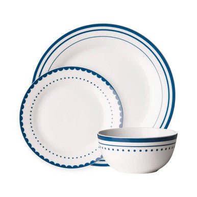 Avie Saturn 12 Piece Blue Dinner Set Mob - Joe’s Haven