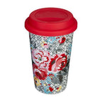 Taza Floral Ceramic Travel Mug with Silicone Lid - Joe’s Haven