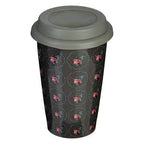 Taza Ditsy Floral Ceramic Travel Mug with Silicone Lid - Joe’s Haven