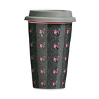 Taza Ditsy Floral Ceramic Travel Mug with Silicone Lid - Joe’s Haven