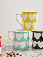 Set Of Four Heart Design Mugs - Joe’s Haven