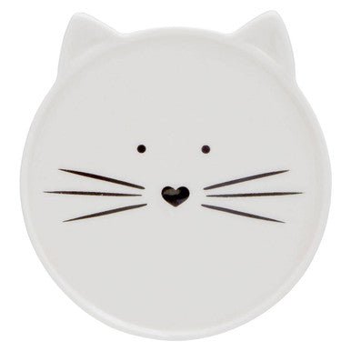 Ivory Cat Mug And Coaster - Joe’s Haven