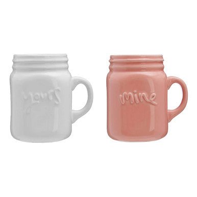 Pretty Things Set Of Yours and Mine Mugs - Joe’s Haven