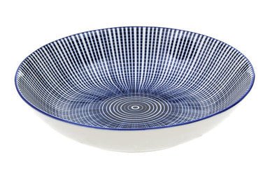 Maya 12 Piece Blue And White Dinner Set - Joe’s Haven