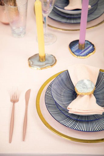 Maya 12 Piece Blue And White Dinner Set - Joe’s Haven