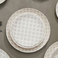 Maya Grey And White 12 Pc Dinner Set - Joe’s Haven