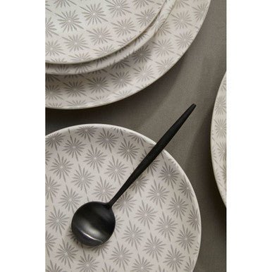 Maya Grey And White 12 Pc Dinner Set - Joe’s Haven