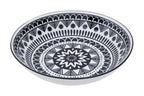 Maya 12 Piece Black And White Dinner Set - Joe’s Haven