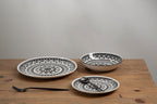 Maya 12 Piece Black And White Dinner Set - Joe’s Haven