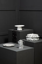 Maya 12 Piece Black And White Dinner Set - Joe’s Haven