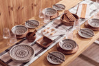 Maya 12 Piece Black And White Dinner Set - Joe’s Haven