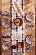 Maya 12 Piece Black And White Dinner Set - Joe’s Haven