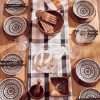 Maya 12 Piece Black And White Dinner Set - Joe’s Haven