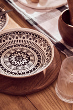 Maya 12 Piece Black And White Dinner Set - Joe’s Haven