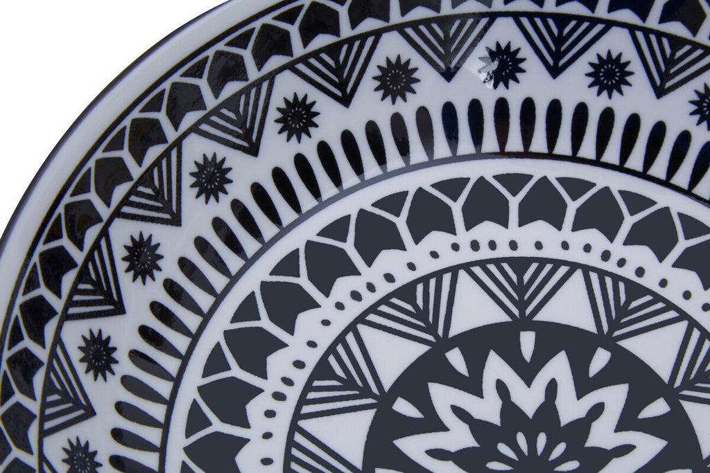 Maya 12 Piece Black And White Dinner Set - Joe’s Haven