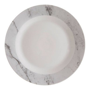 Avie 16Pc White And Grey Marble Effect Dinner Set - Joe’s Haven