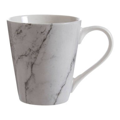 Avie 16Pc White And Grey Marble Effect Dinner Set - Joe’s Haven