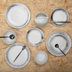 Middag Black And White Dinner Set - Joe’s Haven