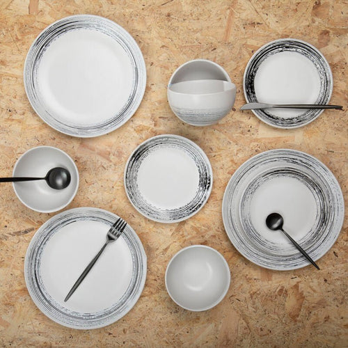 Middag Black And White Dinner Set - Joe’s Haven