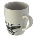 Middag Set Of 4 White And Bark Effect Mugs - Joe’s Haven