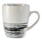 Middag Set Of 4 White And Bark Effect Mugs - Joe’s Haven