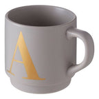 Signet Grey Monogram Mug, A - Joe’s Haven