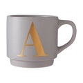 Signet Grey Monogram Mug, A - Joe’s Haven