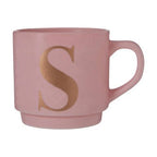 Signet Pink Monogram Mug, S - Joe’s Haven