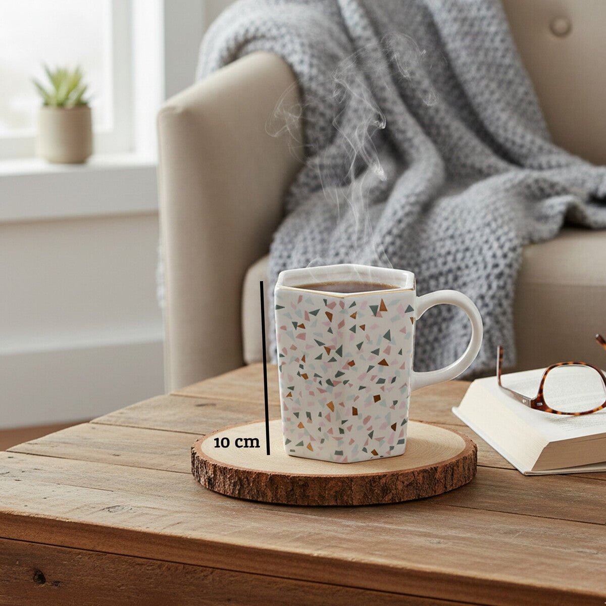Yuki Terrazzo Pattern Mug - Joe’s Haven