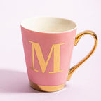 Frosted Deco Pink Monogram Mug, M - Joe’s Haven