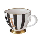 Duchess Black and White Monogram Mug, H - Joe’s Haven