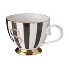 Duchess Black and White Monogram Mug, S - Joe’s Haven