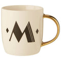Diamond Deco White Monogram Mug, M - Joe’s Haven